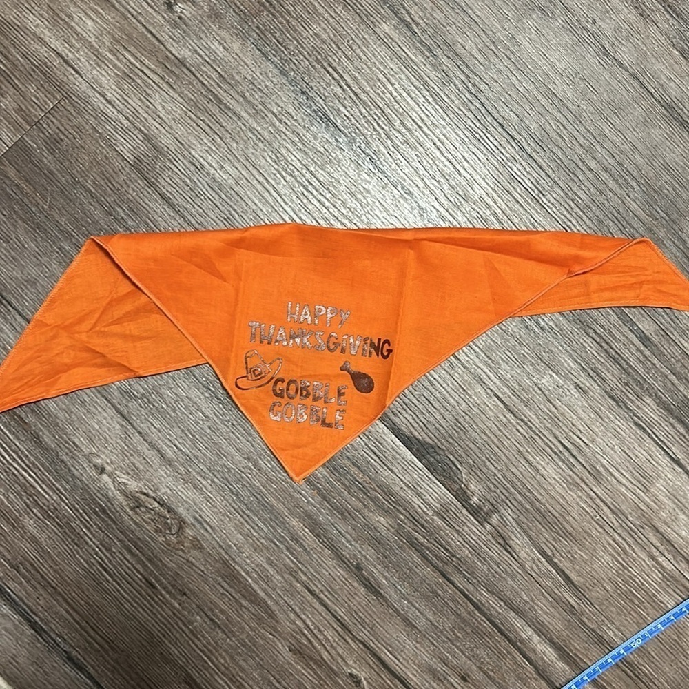 Dog Scarf: Happy Thanksgiving! - Picture 4 of 4